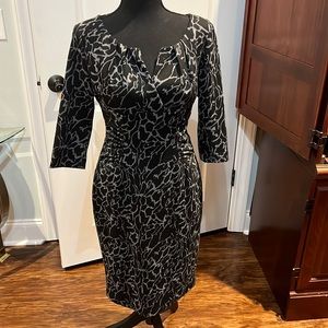 Black and Grey spandex dress.